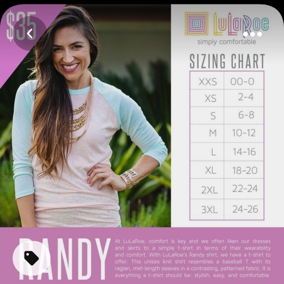 LuLaRoe Disney Randy Style Shirt - Toy Story - Picture 6 of 6